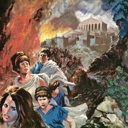 Athen brennt